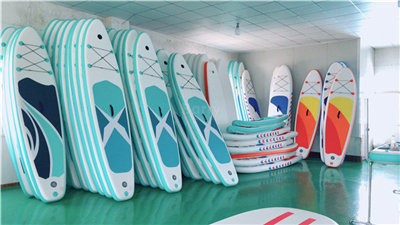 Non-Slip Inflatable Paddle Board Double Layer 12 Feet 11 Feet 10 Feet